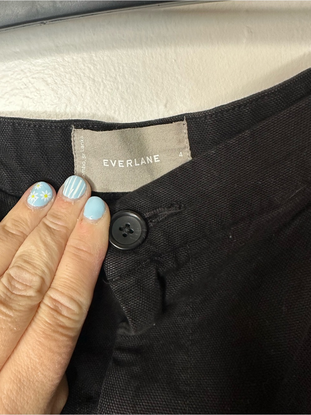 Everlane Black Midi Skirt
